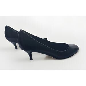 Cole Haan Air Pumps Black Leather Round Toe Size 9